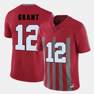 #12 Doran Grant OSU Jersey Red Men's College Football