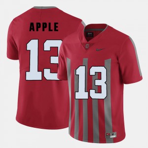 For Men Red #13 Eli Apple OSU Jersey College Football