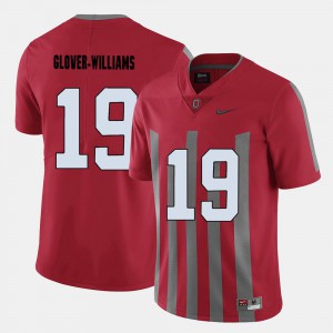 Eric Glover-Williams OSU Jersey College Football For Men's Red #19