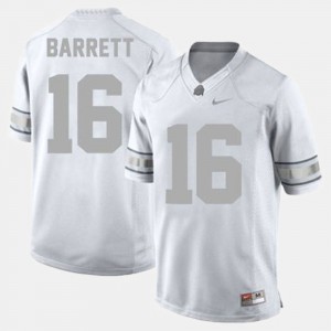 White #16 For Men J.T. Barrett OSU Jersey College Football