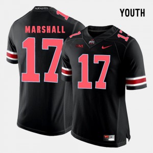 College Football Jalin Marshall OSU Jersey Youth(Kids) Black #17