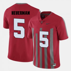 Red For Men Jeff Heuerman OSU Jersey #5 College Football