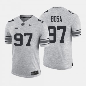 Gridiron Gray Limited #97 Joey Bosa OSU Jersey Gray Gridiron Limited For Men's