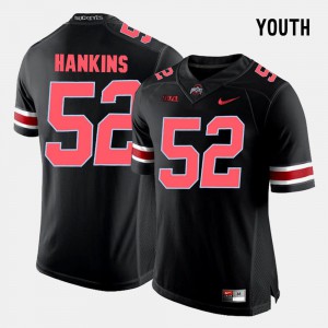 Youth(Kids) #52 College Football Black Johnathan Hankins OSU Jersey