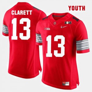 College Football Maurice Clarett OSU Jersey For Kids #13 Red