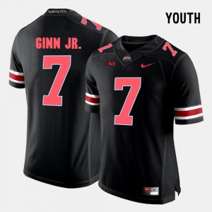 College Football #7 Black Ted Ginn Jr. OSU Jersey Kids