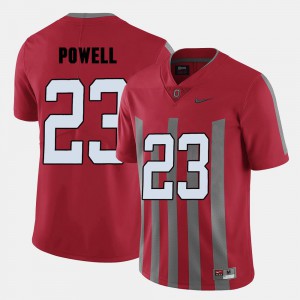 Mens Tyvis Powell OSU Jersey #23 Red College Football