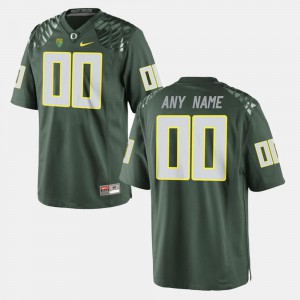 College Limited Football Oregon Customized Jerseys For Men #00 Green