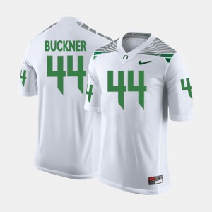 White #44 College Football Mens DeForest Buckner Oregon Jersey