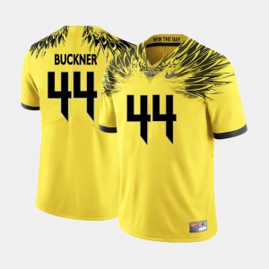 For Men's #44 Yellow College Football DeForest Buckner Oregon Jersey