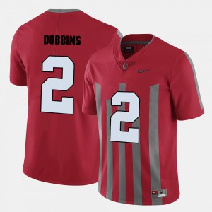 #2 J.K. Dobbins Oregon Jersey Red College Football Men