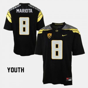 #8 For Kids College Football Marcus Mariota Oregon Jersey Black