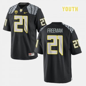 Royce Freeman Oregon Jersey Kids College Football #21 Black