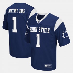 Penn State Jersey #1 College Football Mens Navy