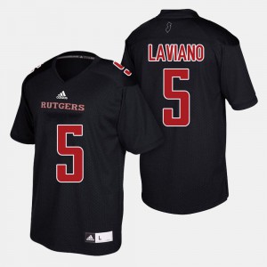Chris Laviano Rutgers Jersey Men's College Football #5 Black