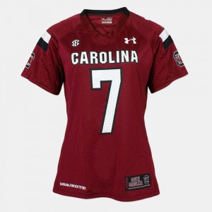 College Football Red #7 For Women Jadeveon Clowney South Carolina Jersey