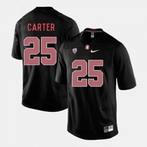 Black #25 College Football Alex Carter Stanford Jersey Men