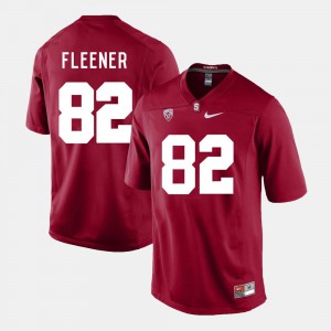 Cardinal #82 Mens Coby Fleener Stanford Jersey College Football