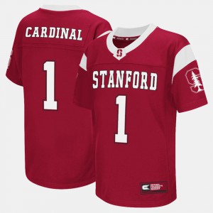 Cardinal Kids College Football Stanford Jersey #1