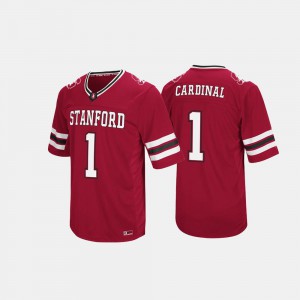 #1 Stanford Jersey Mens Hail Mary II Cardinal