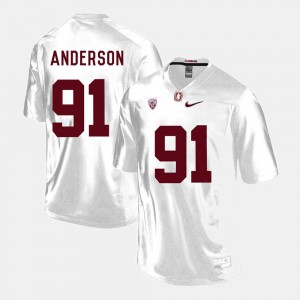 Henry Anderson Stanford Jersey College Football White #91 For Men