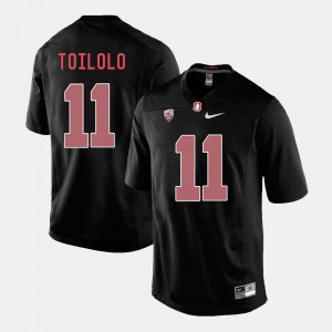 #11 Levine Toilolo Stanford Jersey Black College Football For Men's