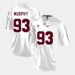 Men's Trent Murphy Stanford Jersey College Football White #93