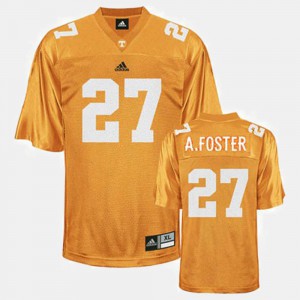Orange College Football Arian Foster UT Jersey #27 For Men's