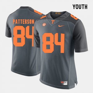For Kids #84 College Football Grey Cordarrelle Patterson UT Jersey
