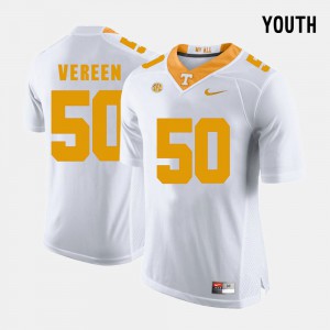 Corey Vereen UT Jersey College Football #50 White Kids