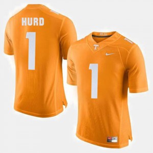 For Men's Jalen Hurd UT Jersey College Football Orange #1