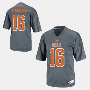 Peyton Manning UT Jersey College Football #16 Gray For Kids