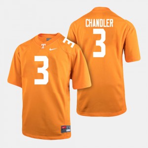 College Football Ty Chandler UT Jersey #3 Orange For Men's