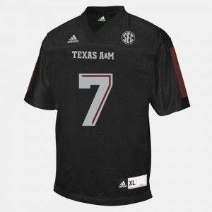 College Football Black For Kids Kenny Hill Texas A&M Jersey #7