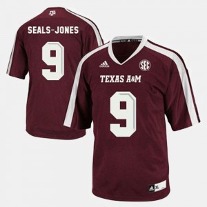 Red #9 Ricky Seals-Jones Texas A&M Jersey For Kids College Football