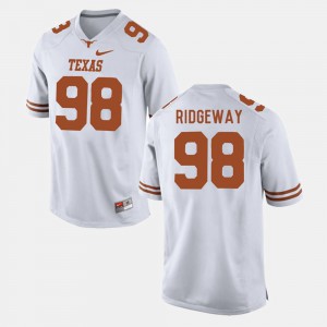 #98 For Men Hassan Ridgeway Texas Jersey College Football White