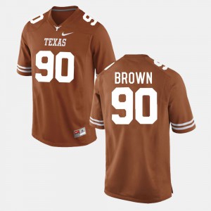Burnt Orange Malcom Brown Texas Jersey Mens College Football #90