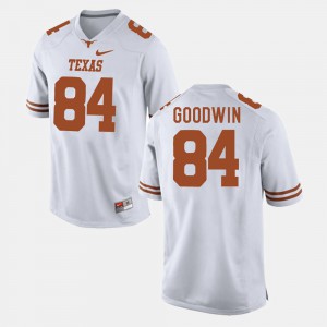 Men's #84 Marquise Goodwin Texas Jersey White College Football
