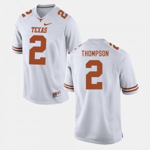 White Mykkele Thompson Texas Jersey #2 For Men College Football