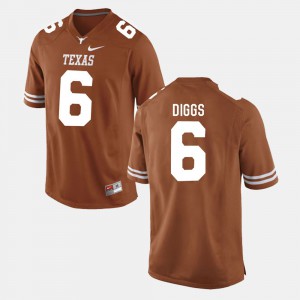 Quandre Diggs Texas Jersey Burnt Orange College Football #6 Men
