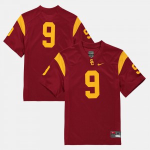 College Football Cardinal Youth USC Jersey #9