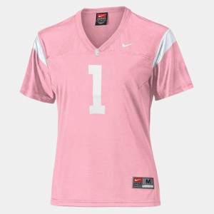 Pink Ladies College Football #1 USC Jersey