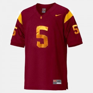 Youth #5 Reggie Bush USC Jersey Red College Football