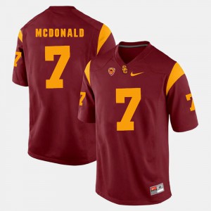 T.J. McDonald USC Jersey Pac-12 Game Red Mens #7