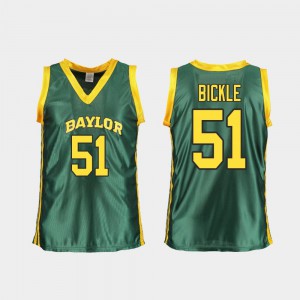 Caitlyn Bickle Baylor Jersey #51 For Women Green College Basketball Replica