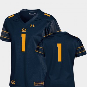 Finished Replica Navy Women's College Football #1 Cal Bears Jersey