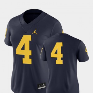 Michigan Jersey 2018 Game Navy For Women's College Football #4