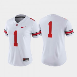 #1 Game OSU Jersey For Women College Football White