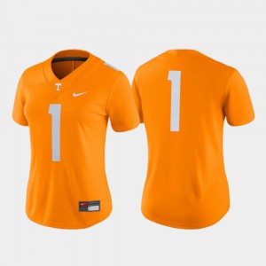 College Football Game Women UT Jersey Tennessee Orange #1
