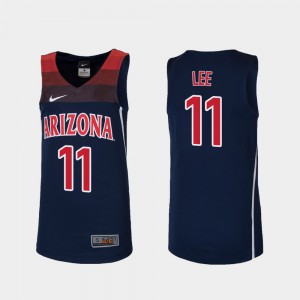 For Kids College Basketball Replica #11 Ira Lee Arizona Jersey Navy